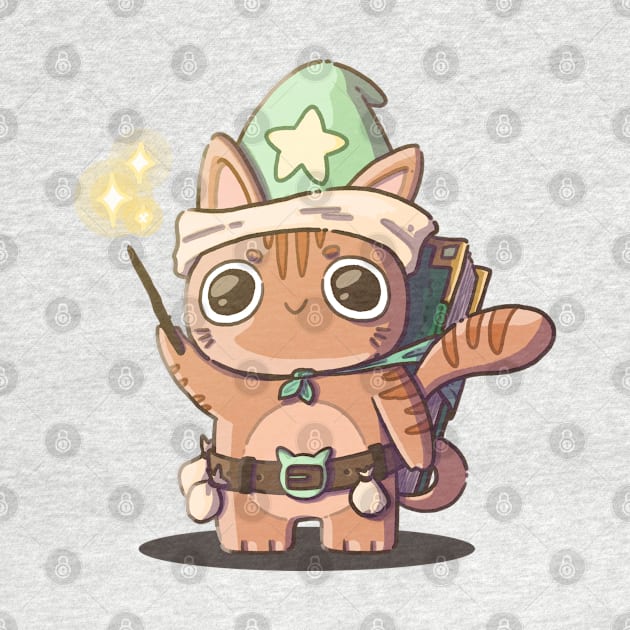 Wizard kitty by Meeko_Art